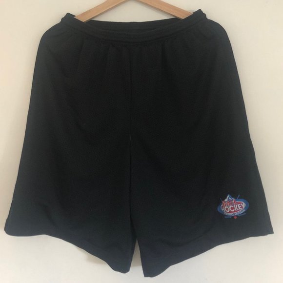 Black "Metro Minor Ball Hockey" Athletic Shorts - Picture 1 of 3